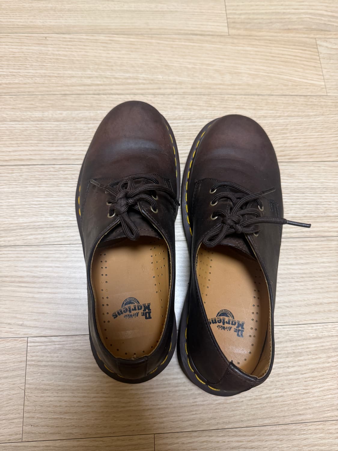 Uk5,240) 145,000원 닥터마틴 1461 크레이지 브라운 더비 상품이미지3