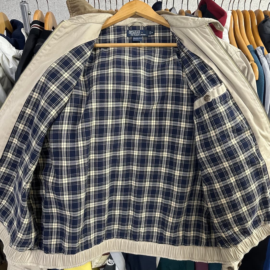 (L)90'S 폴로 스윙탑 블루종-M2213 상품이미지5