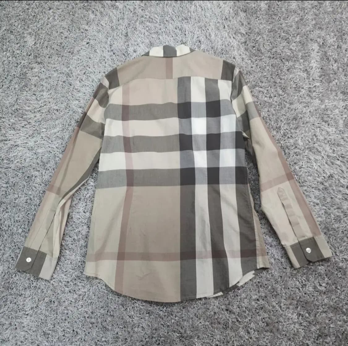 버버리 코튼 체크 셔츠 XS 상품이미지5