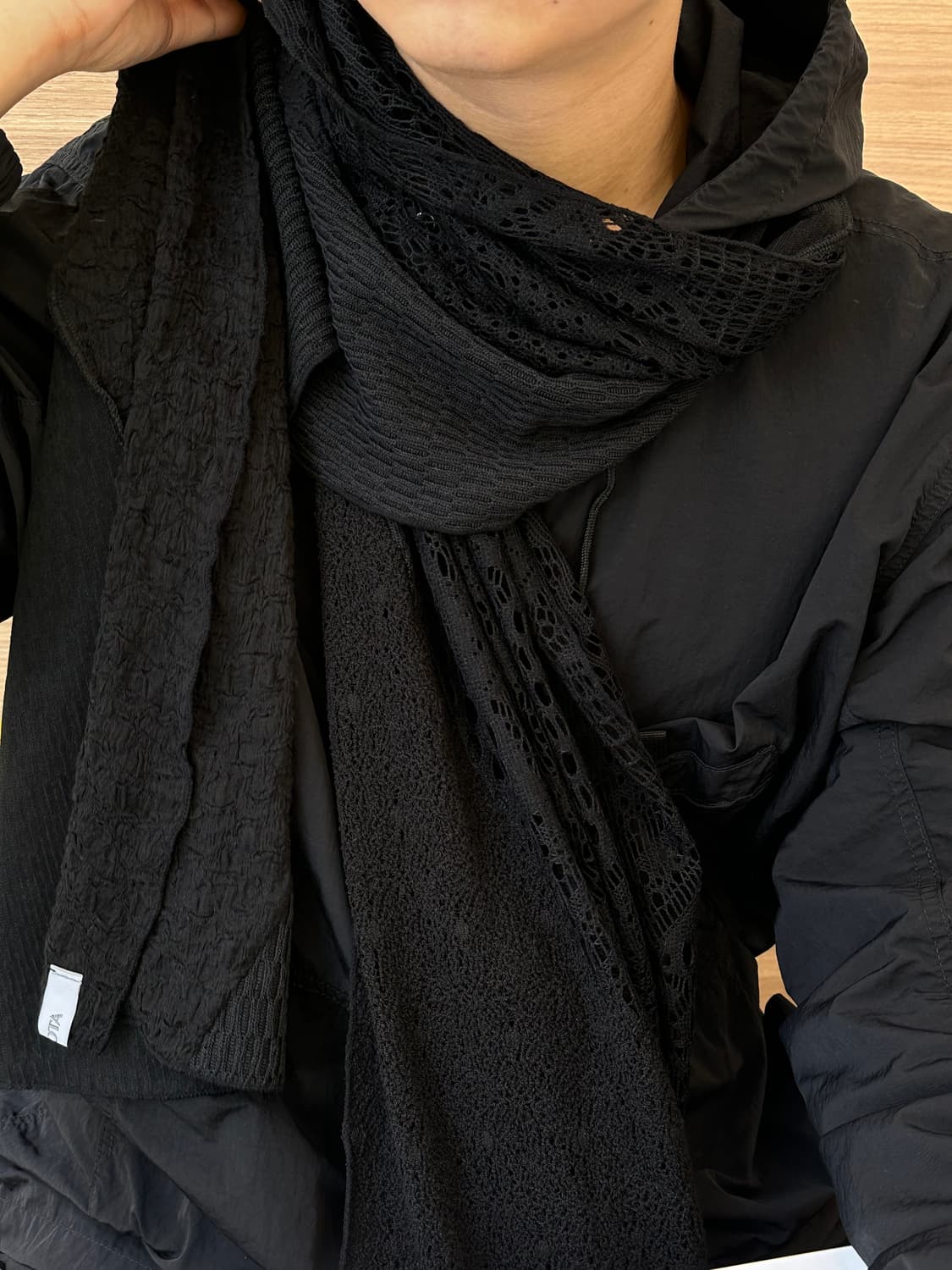 이그노타 코어 10 스카프 블랙 상품이미지3