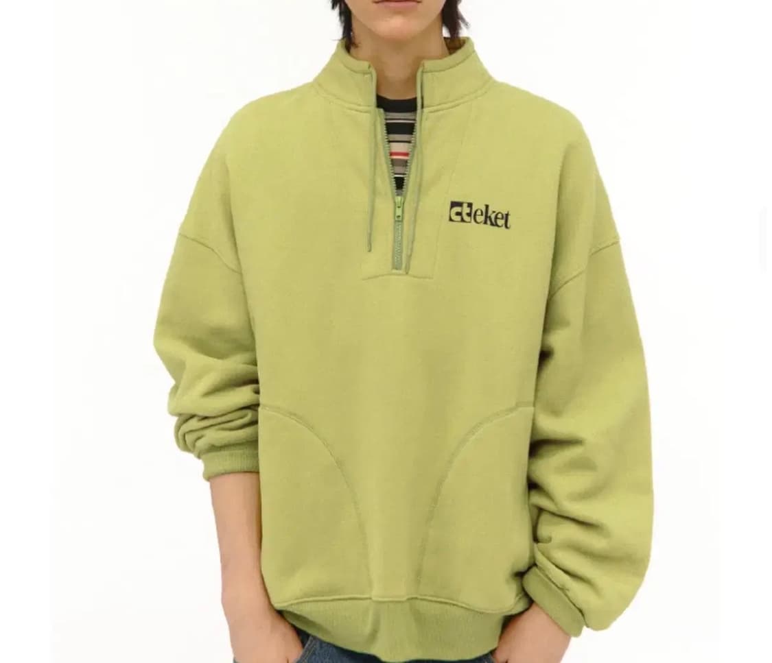테켓 Plan Half Zip-Up Sweatshirt 상품이미지2