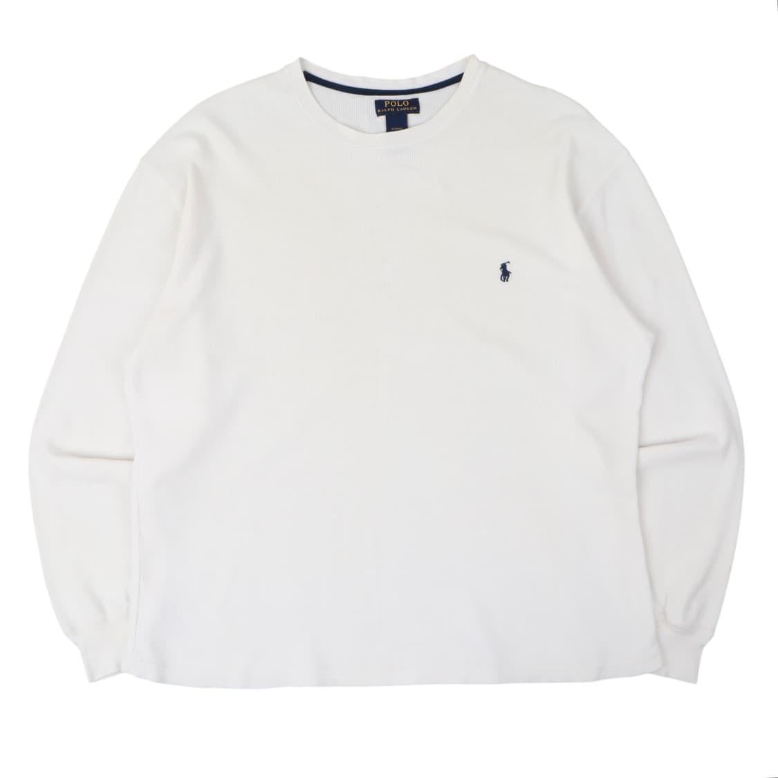 폴로 랄프로렌 화이트 와플 롱슬리브 상품이미지1