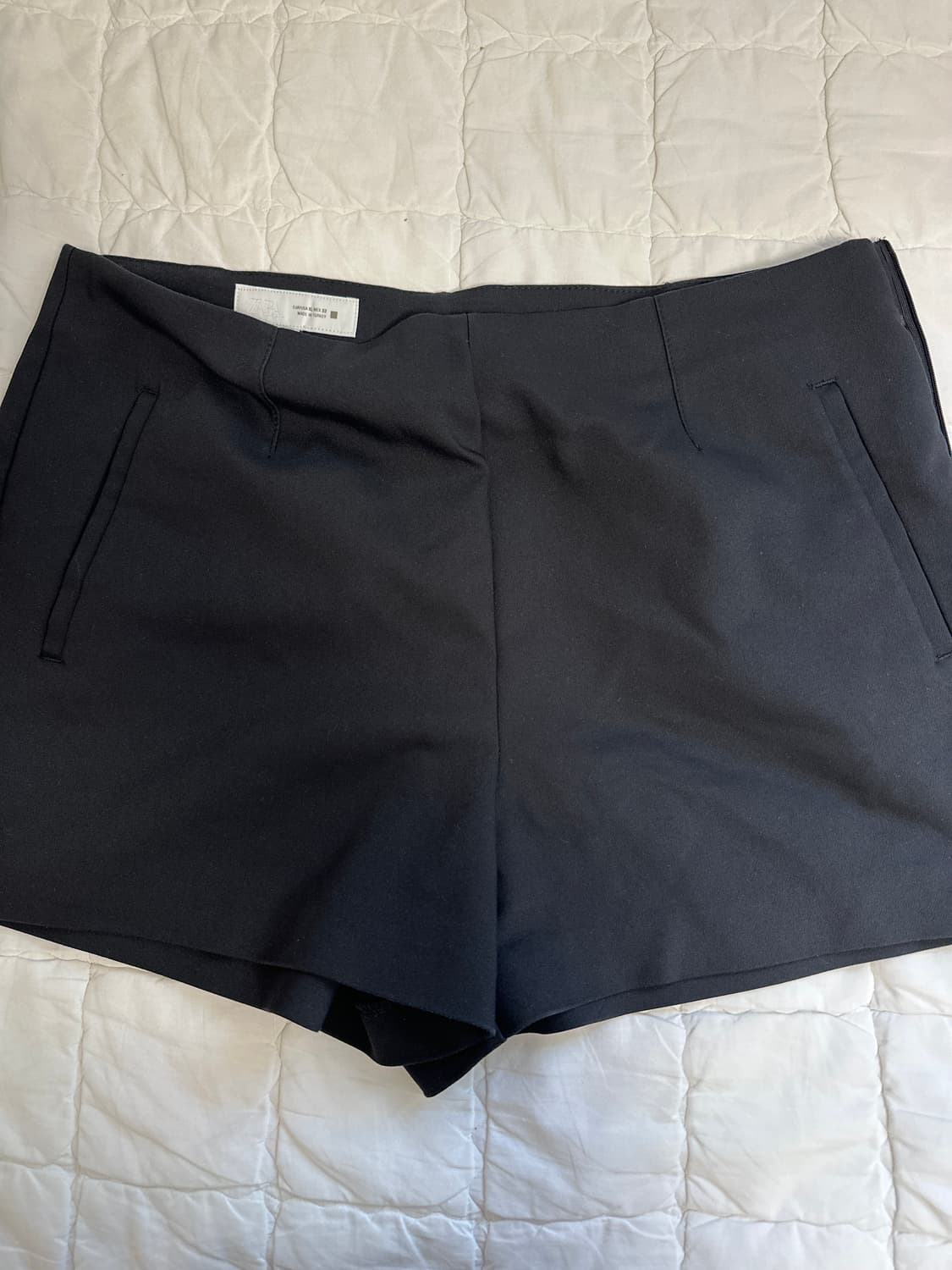Zara 하이웨스트 버뮤다팬츠 상품이미지1