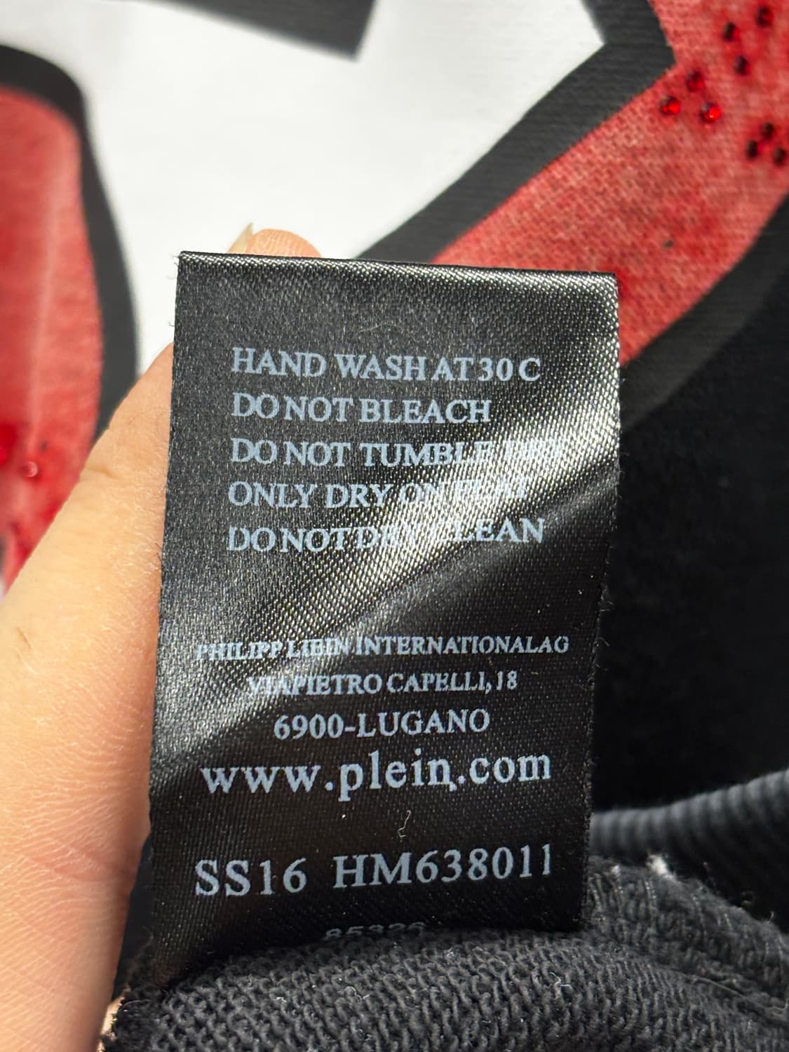 Philipp plein 슈퍼맨 블랙 맨투맨 티셔츠 M 상품이미지6