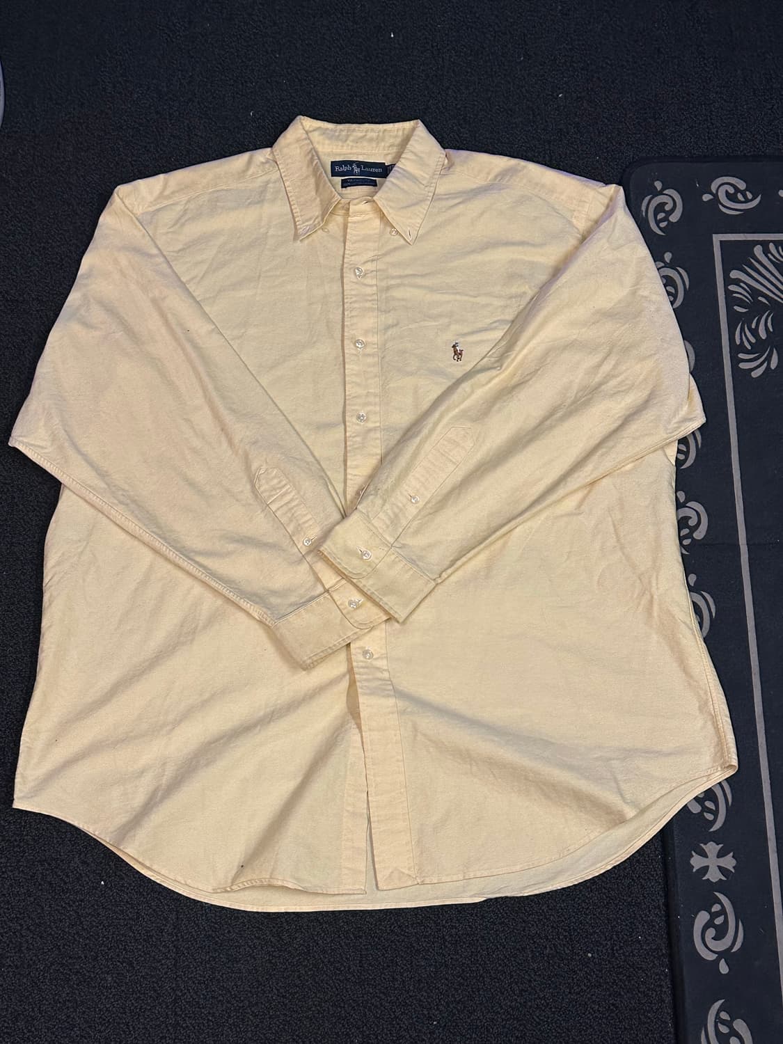 (XL)폴로 랄프로렌 옐로우 셔츠 팝니다 상품이미지1