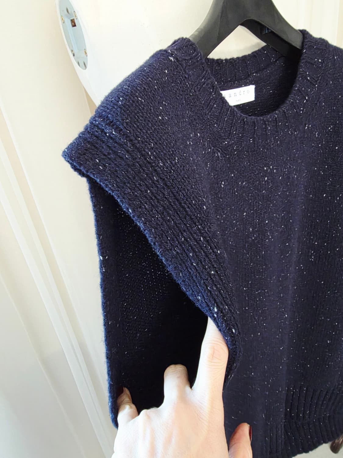 산드로 네이비 니트 베스트 조끼 Sandro 상품이미지2