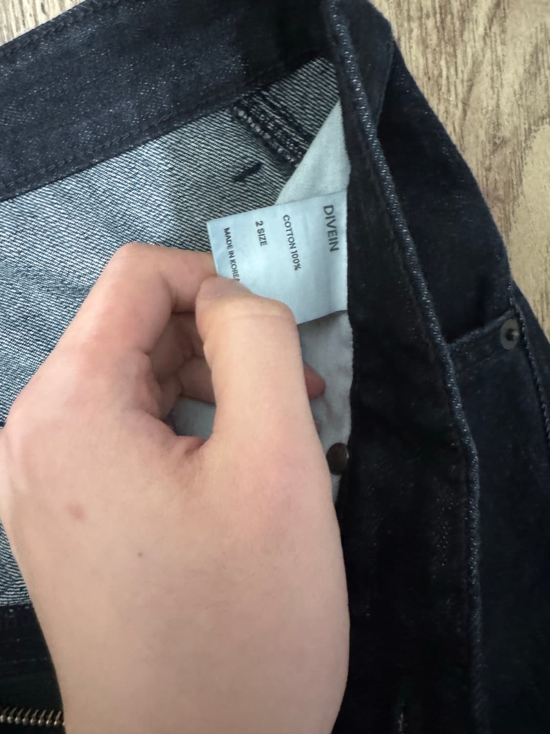 [DIVEIN X POG SERVICE] WIDE CURVED DENIM 상품이미지3