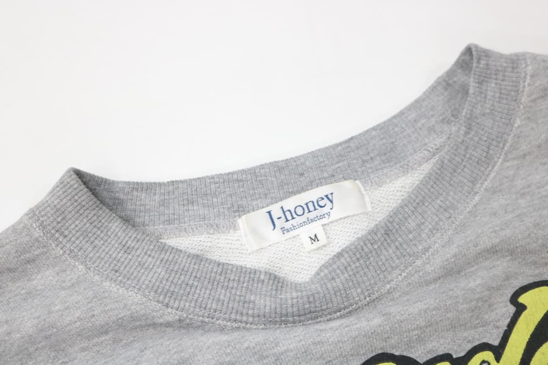 J-honey 제이허니 키치 코믹 그래픽 기모 맨투맨 (M) 상품이미지4
