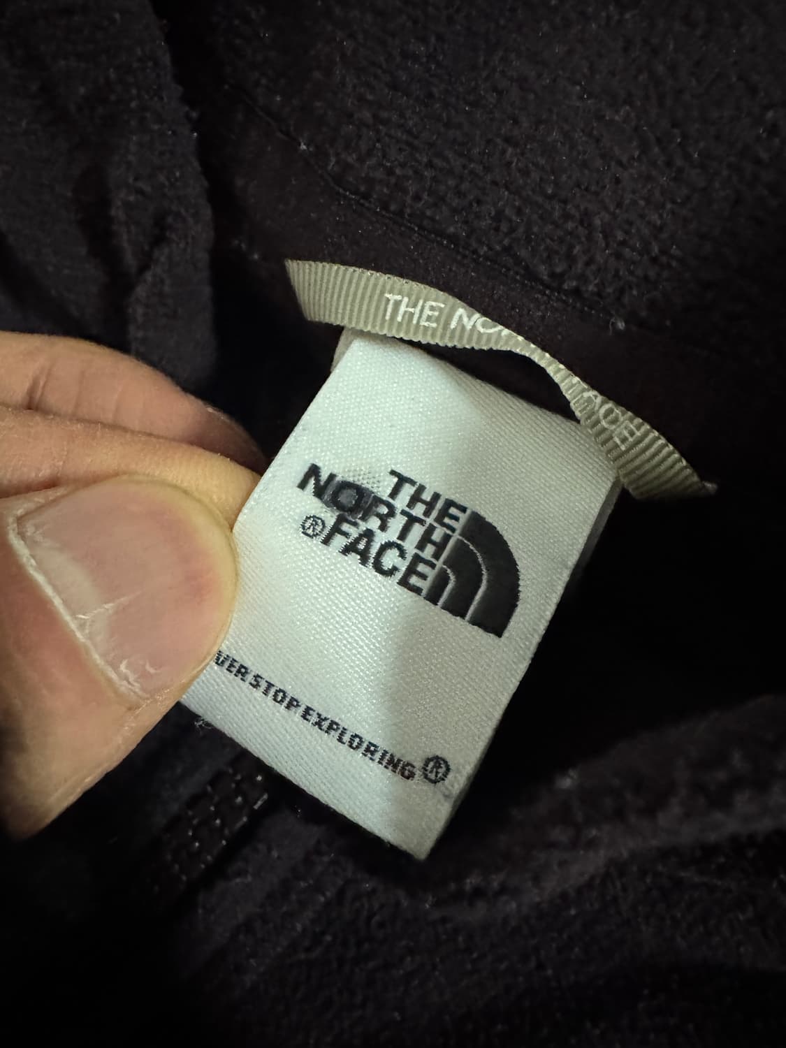 여성 노스페이스 플리스 집업 자켓 딥퍼플 L 상품이미지4