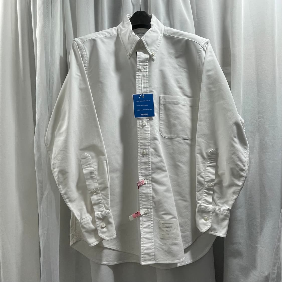 톰브라운/ 블랙 테이핑 화이트 셔츠/ 2 상품이미지2