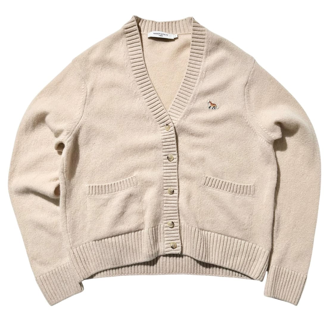 (매장판) 메종키츠네 베이비폭스 울 니트 가디건 상품이미지1