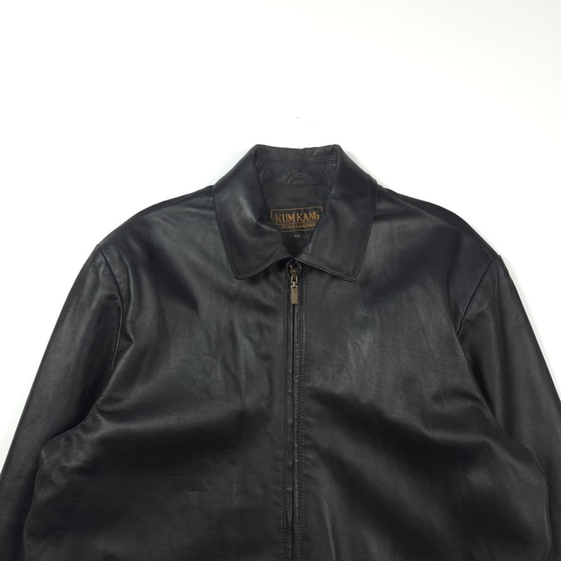 KUMKANG 금강 양가죽 레더자켓 집업 블랙 XL 상품이미지3