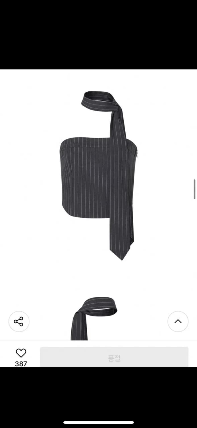 낫유어로즈 스태파니 스카프 세트 뷔스티에 넥타이 세트 상품이미지2