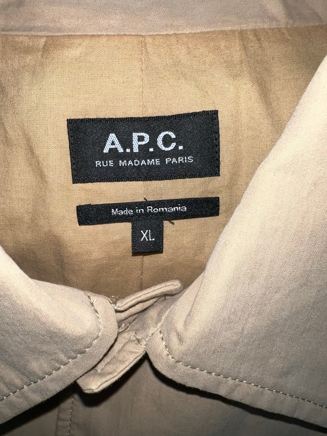 [급매]A.P.C. Beige Coat XL 상품이미지3