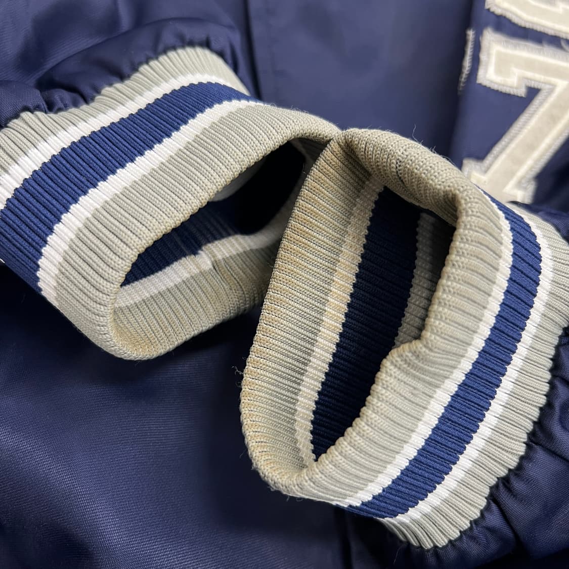 NFL 댈러스 카우보이 슈퍼볼 우승 기념 빈티지 새틴 바시티 자켓 XL 상품이미지10