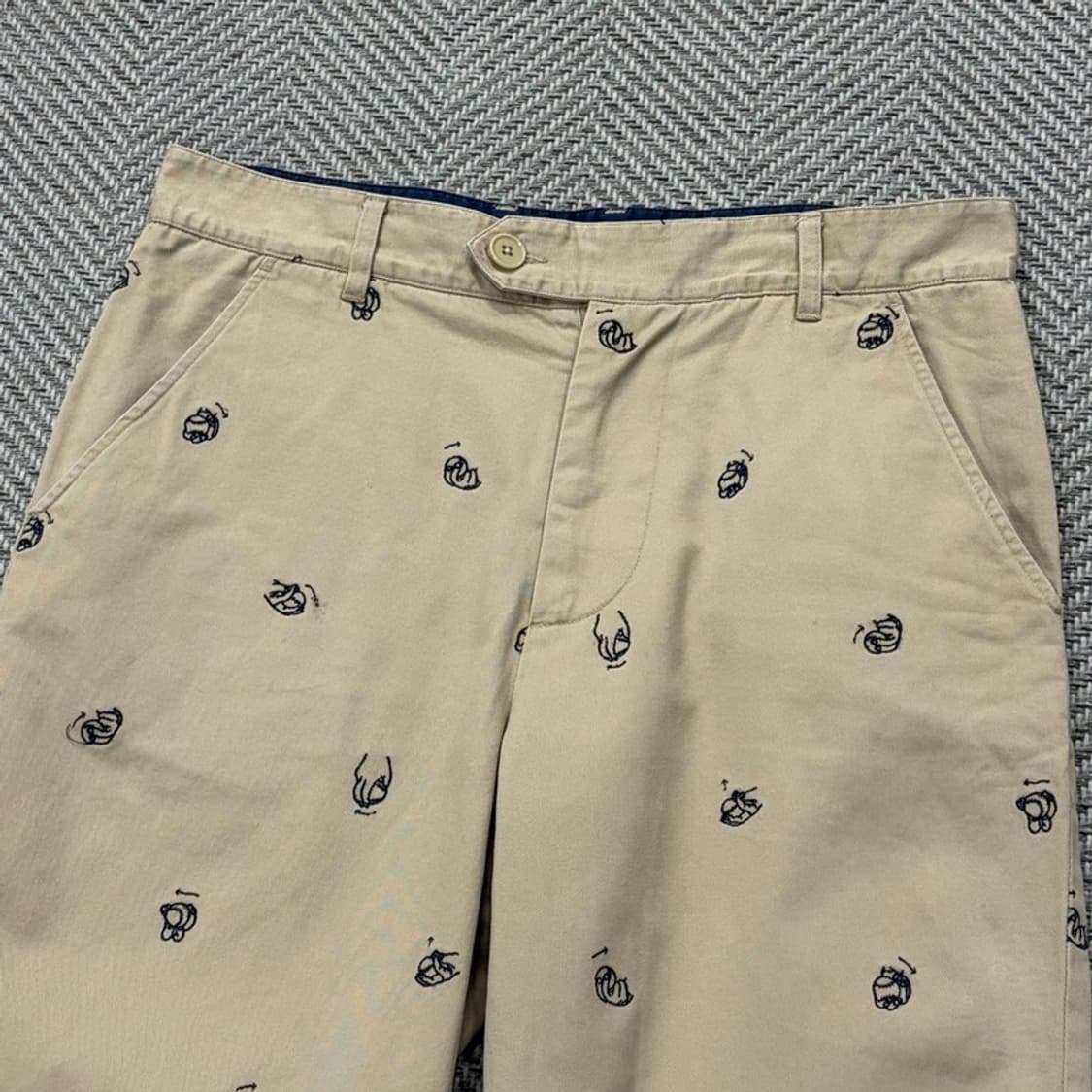 라코스테 자수 패턴 코튼 쇼츠 v2568 상품이미지3