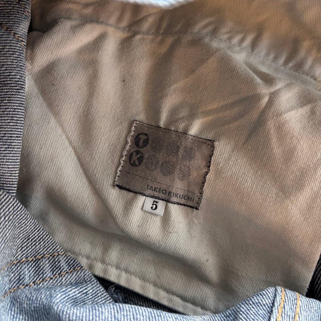 일본 타케오 키쿠치 리페어 데님 팬츠 상품이미지10