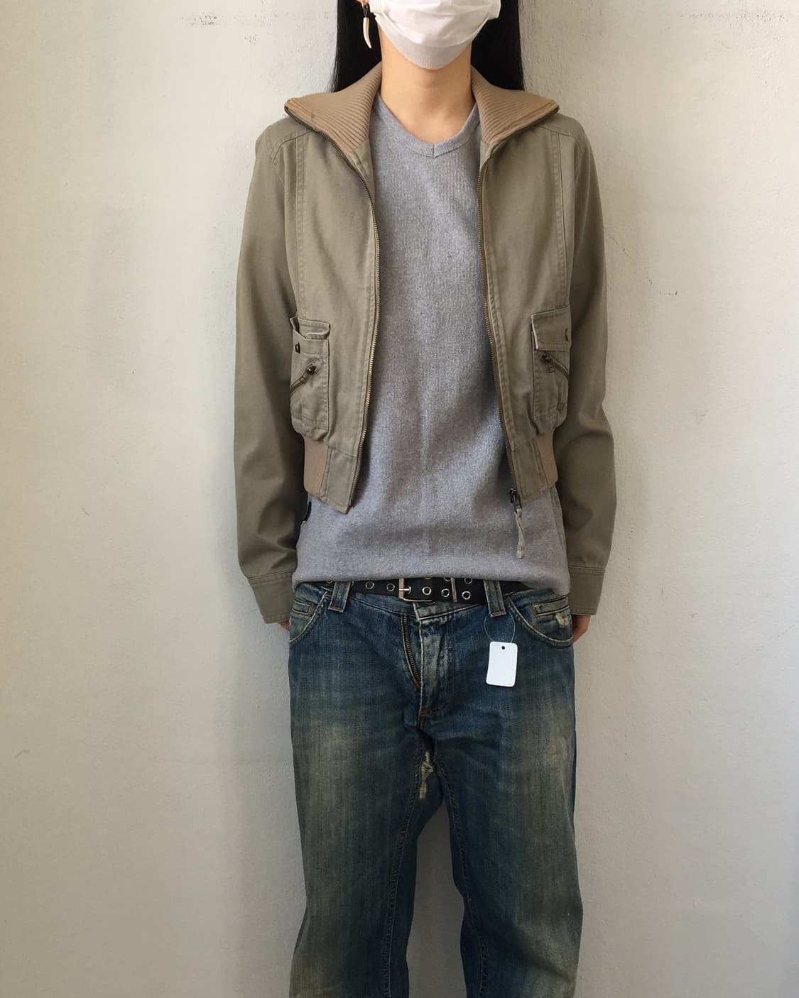 High neck bomber jacket 상품이미지6