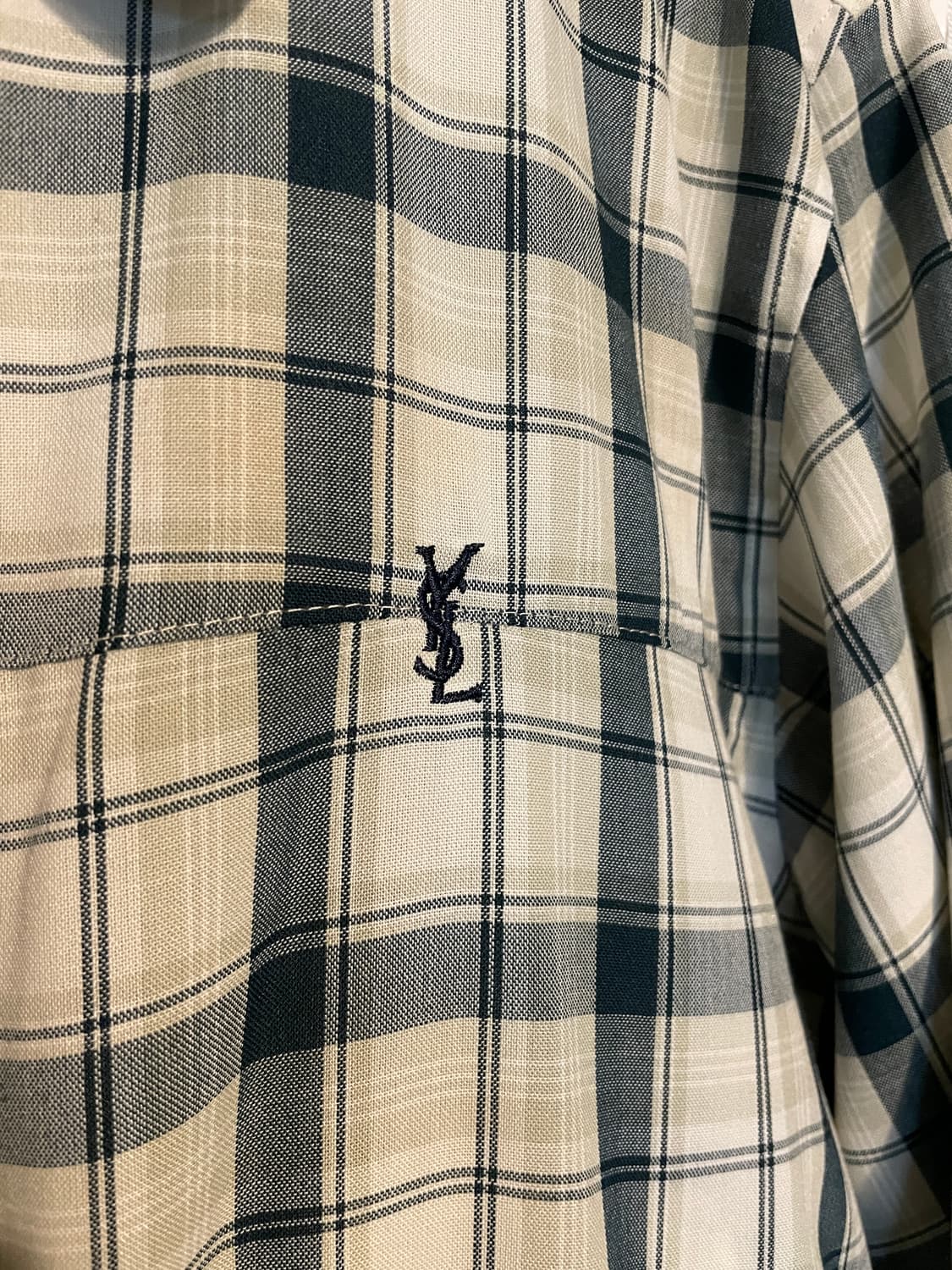 입생로랑 뿌르옴므 체크 자켓 상품이미지5