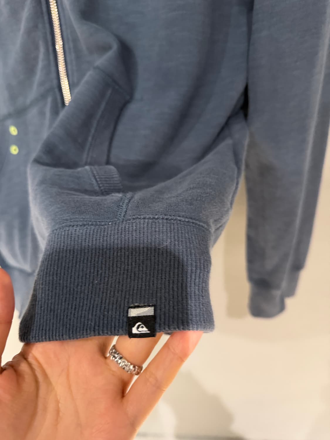 Quiksilver logo oversized hood zip-up 상품이미지8