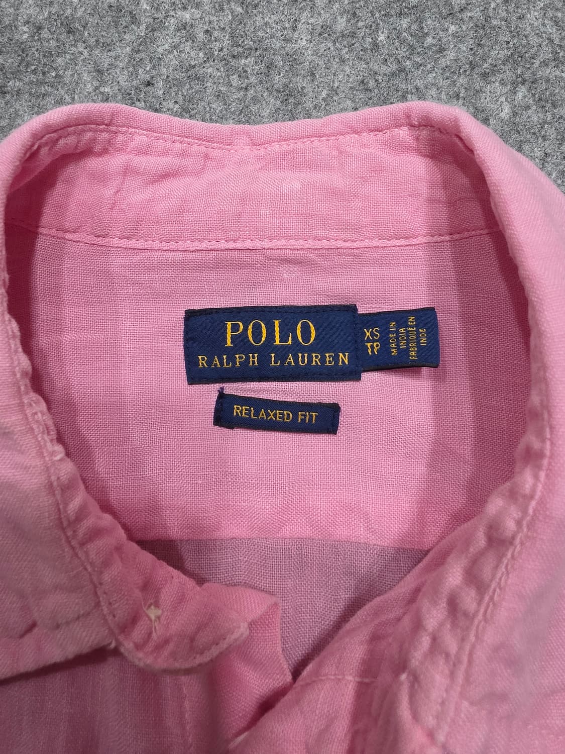 폴로 랄프로렌 릴랙스 핏 린넨 셔츠XS 상품이미지5