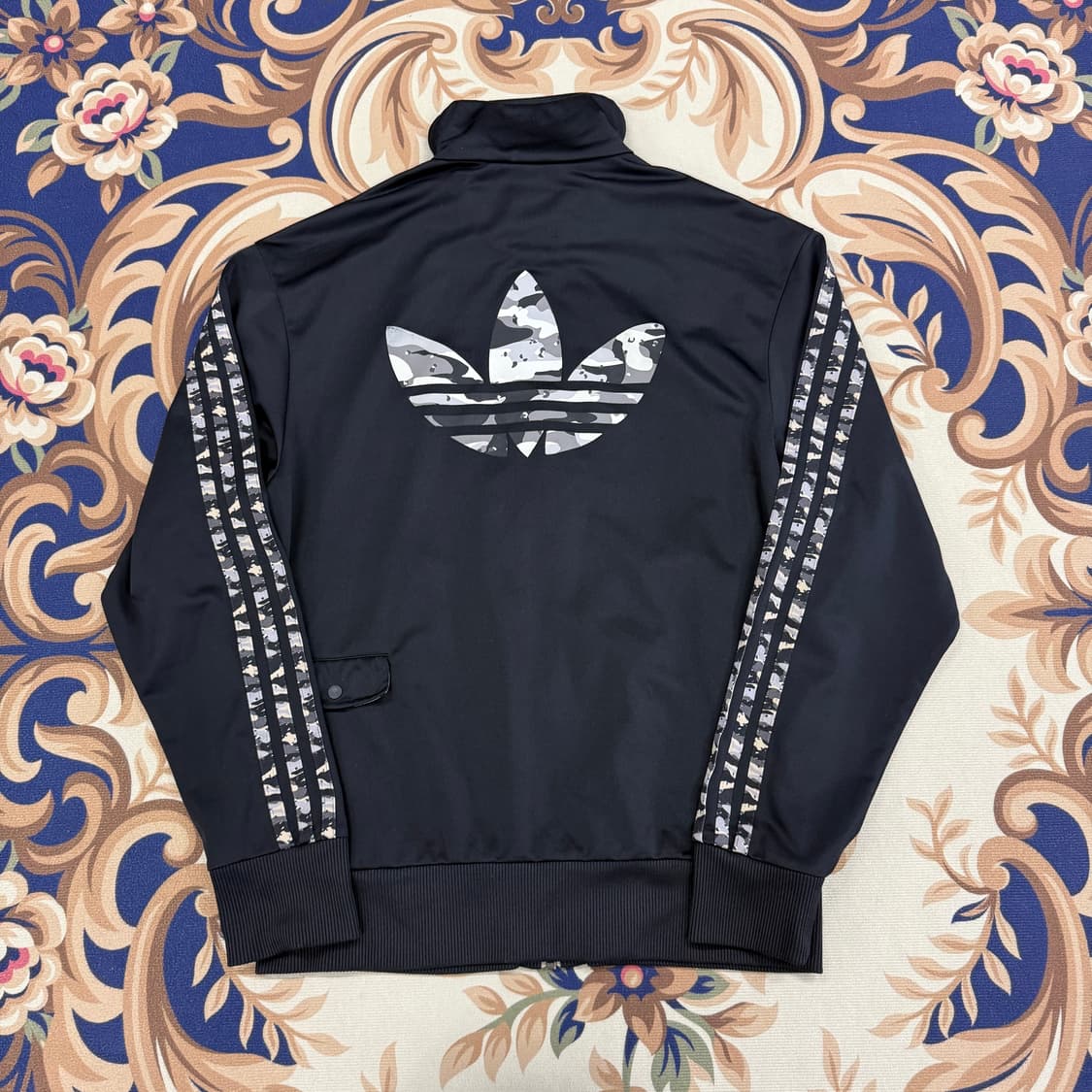 (M)아디다스 Adidas 카모 트랙탑 져지(블랙) 상품이미지5