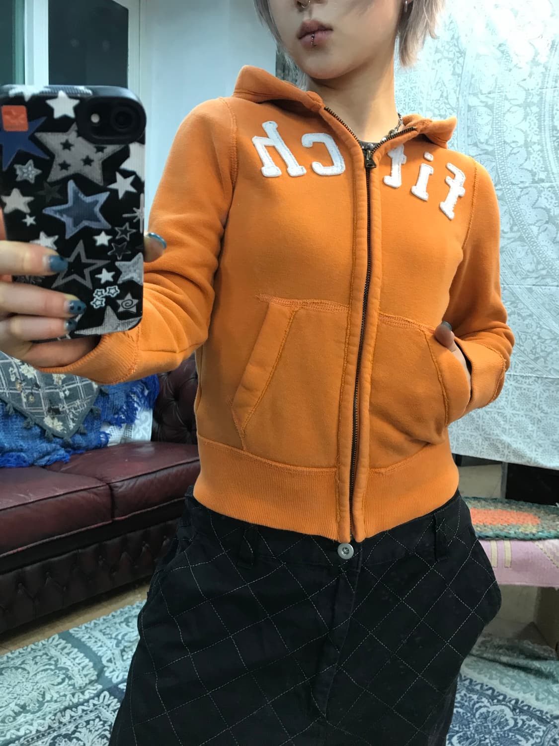 아베크롬비 여성 기모 후드집업  상품이미지1