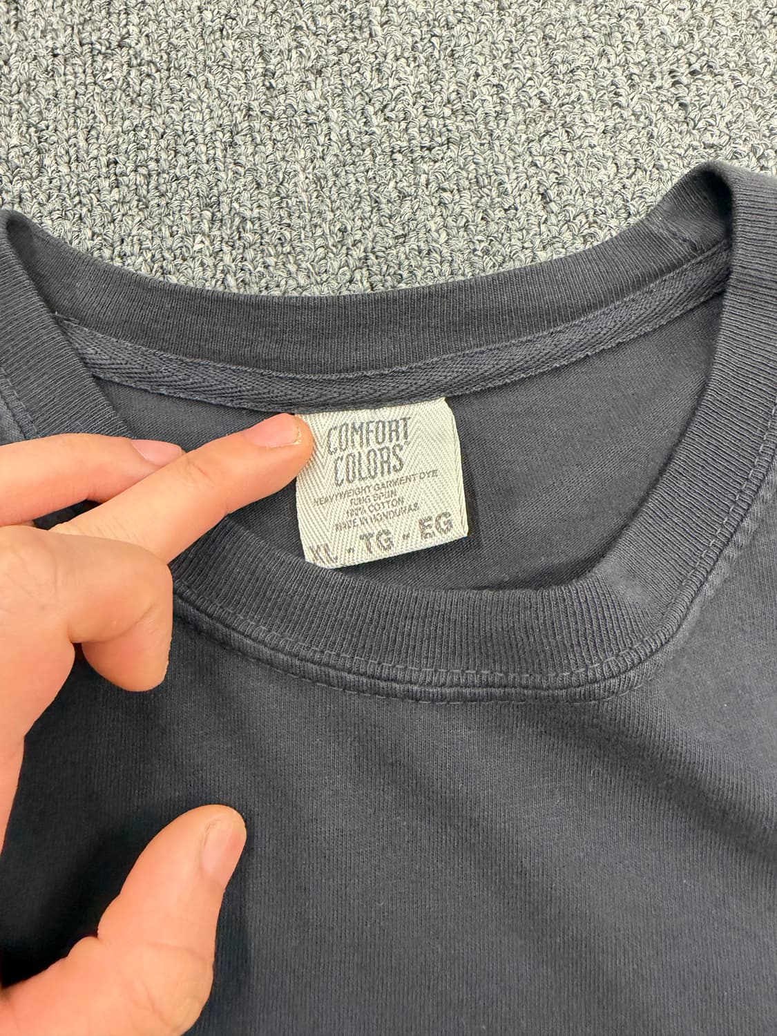 XL) 컴포트 컬러즈 빈티지 레이니 2021 투어 반팔 티셔츠 상품이미지3