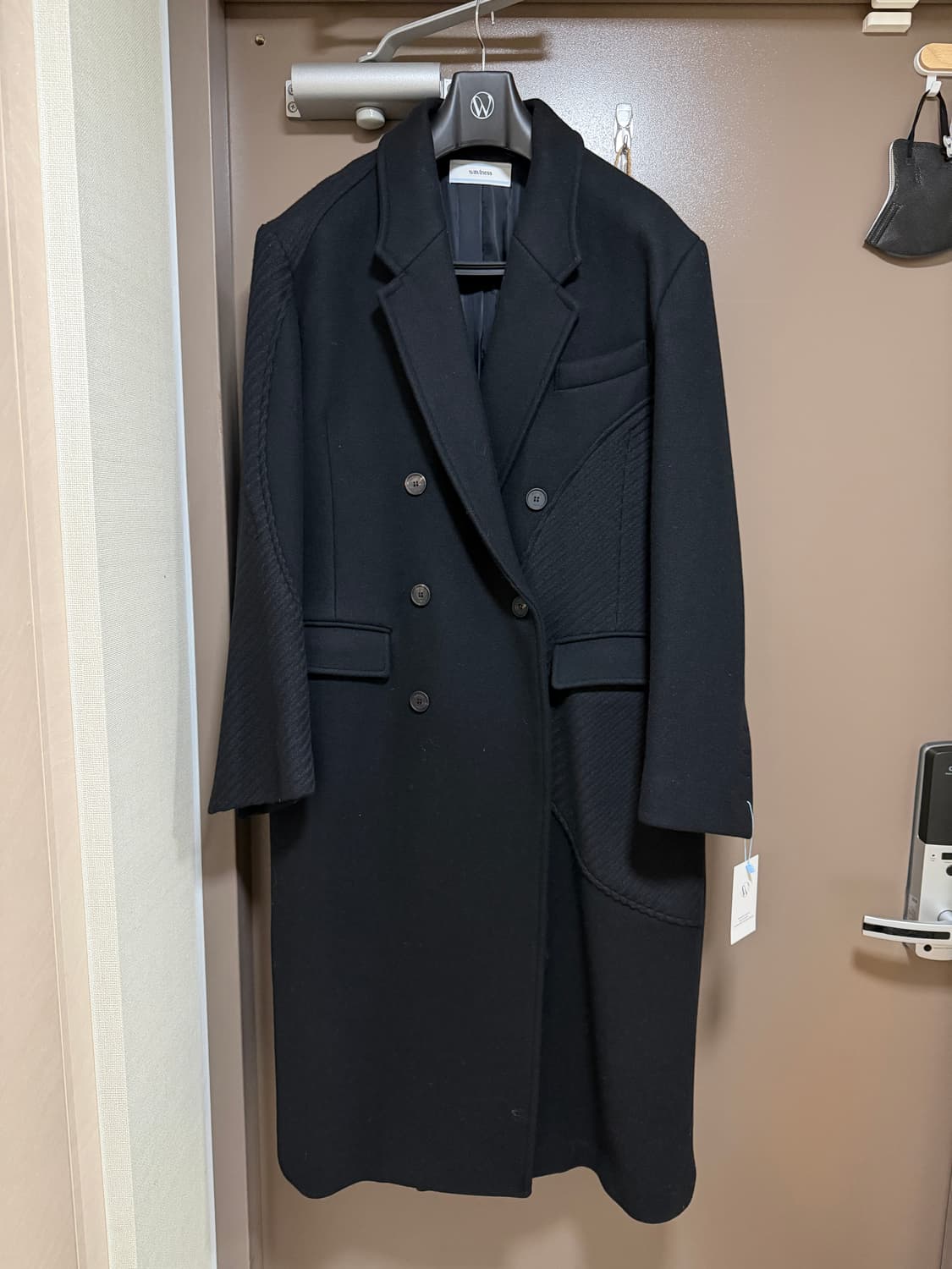 [새상품] 웨이비니스 ASYMMETRY DOUBLE LONG COAT 상품이미지3