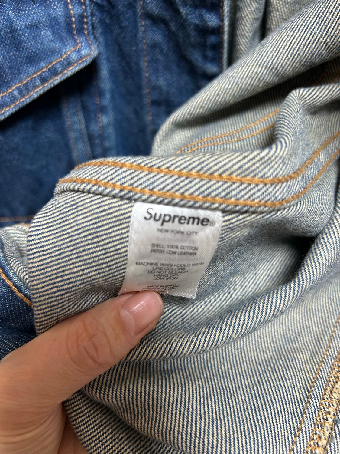 슈프림 시보리 데님 트러커 (M사이즈) 상품이미지4