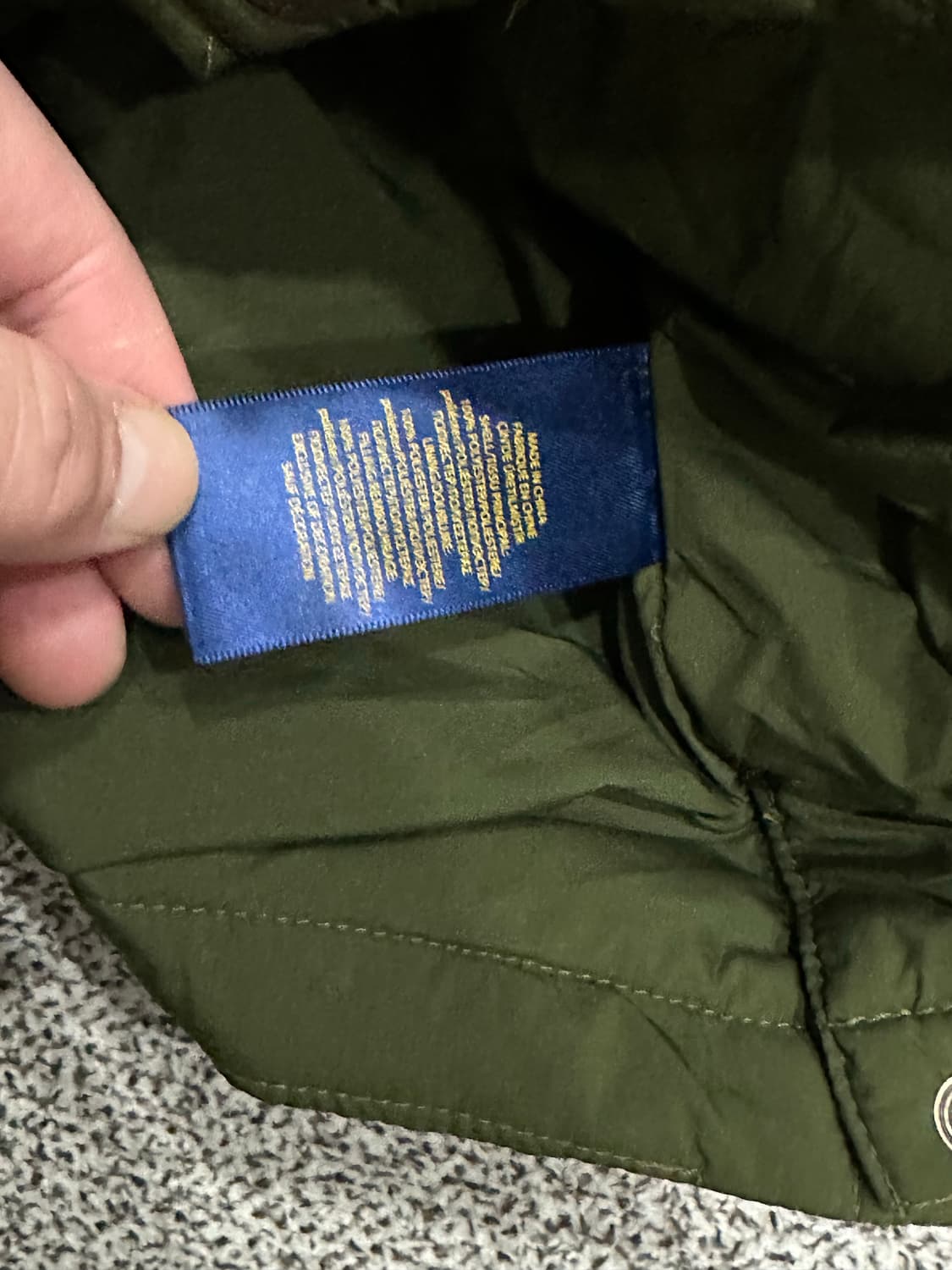 폴로 보이즈 퀼팅자켓 L (14-16)새상품 상품이미지4