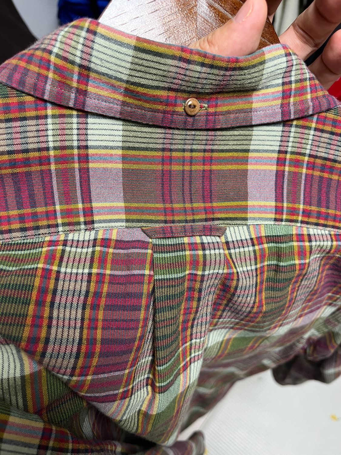 랄프로렌 마드라스 체크 셔츠 M 상품이미지4