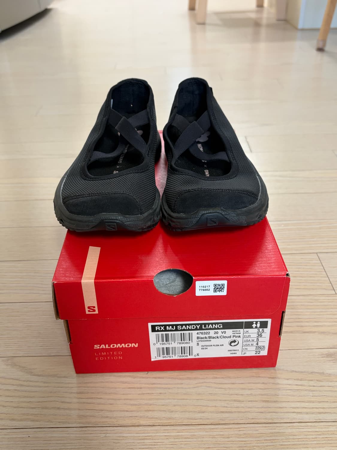 살로몬 x 샌디리앙 RX 메리 제인 블랙 220 상품이미지3