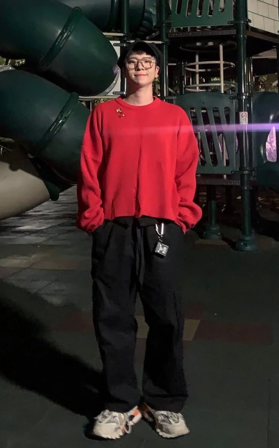 그런지 크롭 니트 상품이미지3