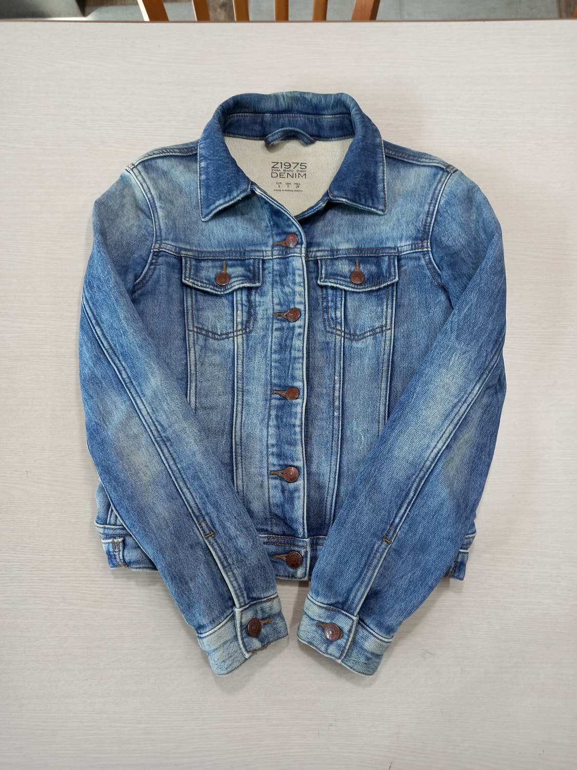 S85 ZARA1975 약기모 스판 데님자켓 S-206 상품이미지3