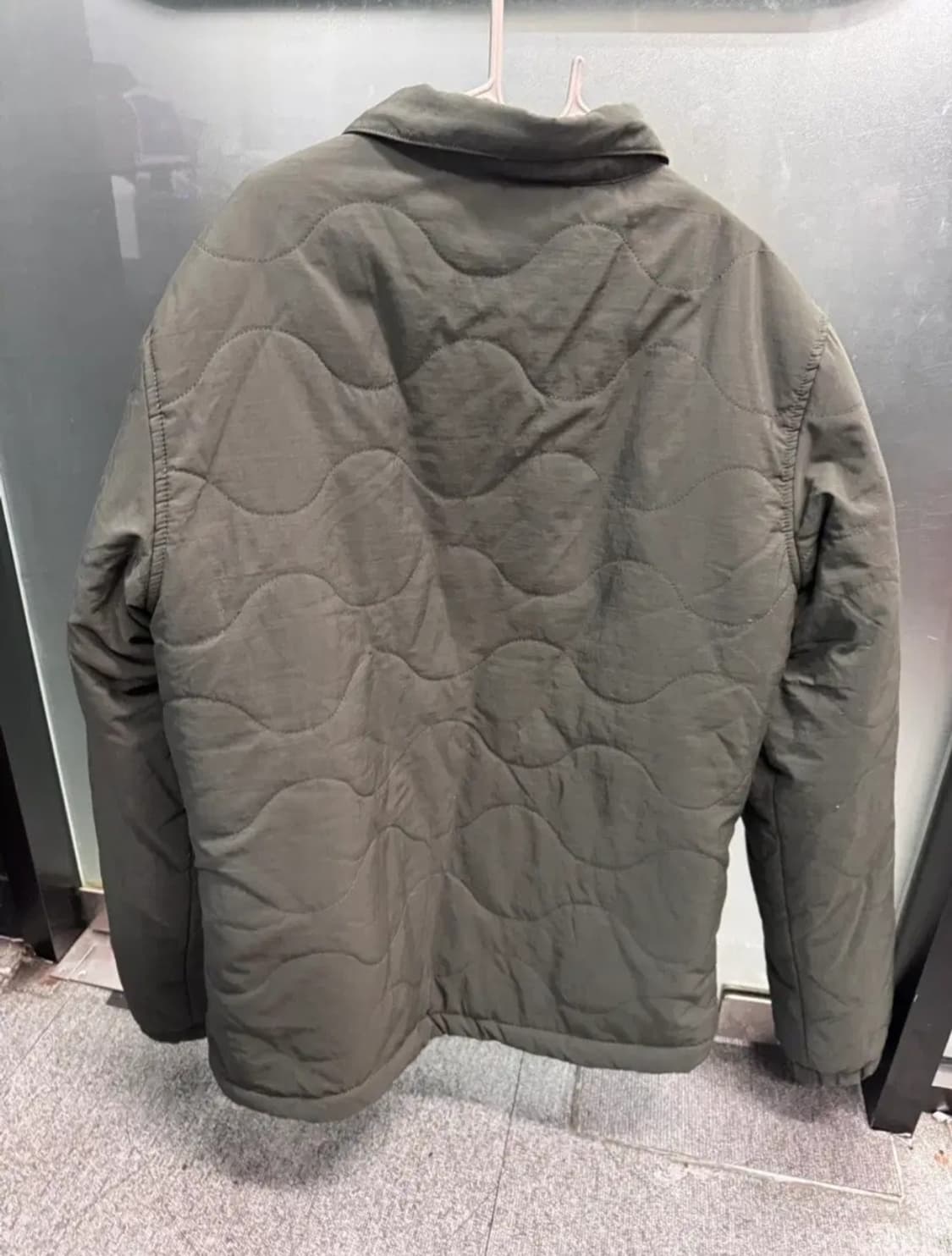 [L] 오클리 쉘파 퀼팅자켓 셔츠 카키 양털 깔깔이 누빔자켓 후리스 상품이미지4