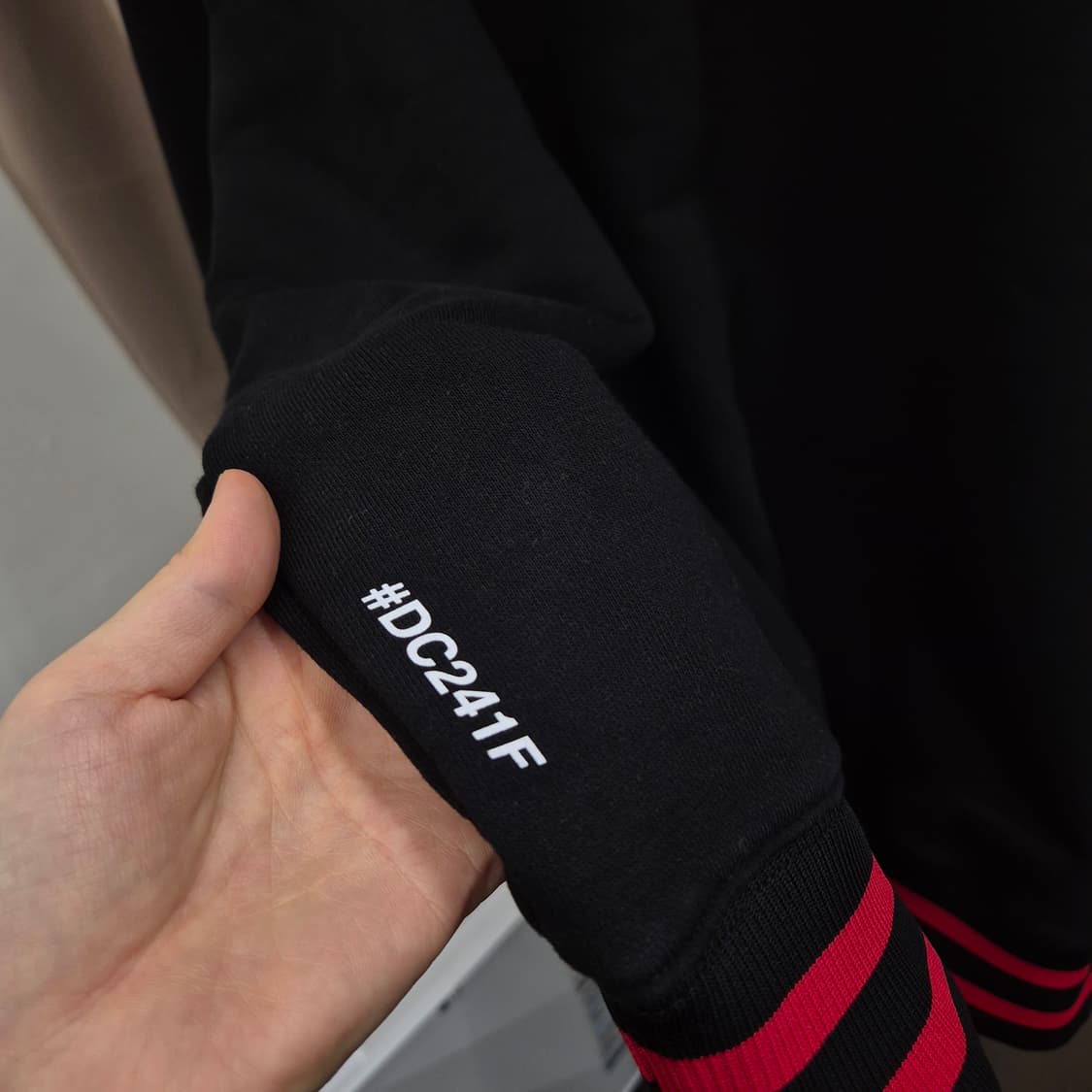 골든베어 스트라이프 리브 밴디드 맨투맨 상품이미지3