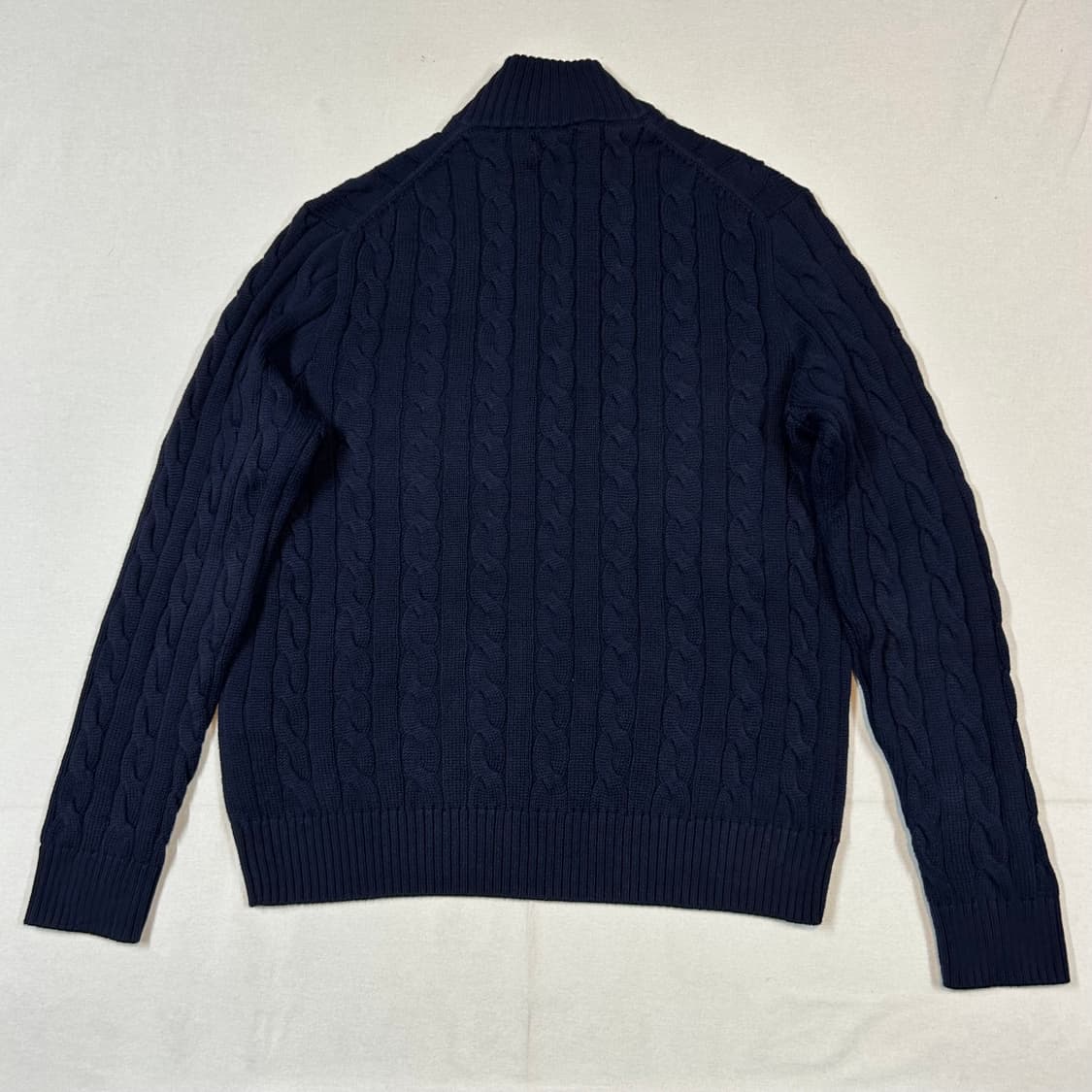L) 폴로 랄프로렌 네이비 케이블 니트 반집업 상품이미지5