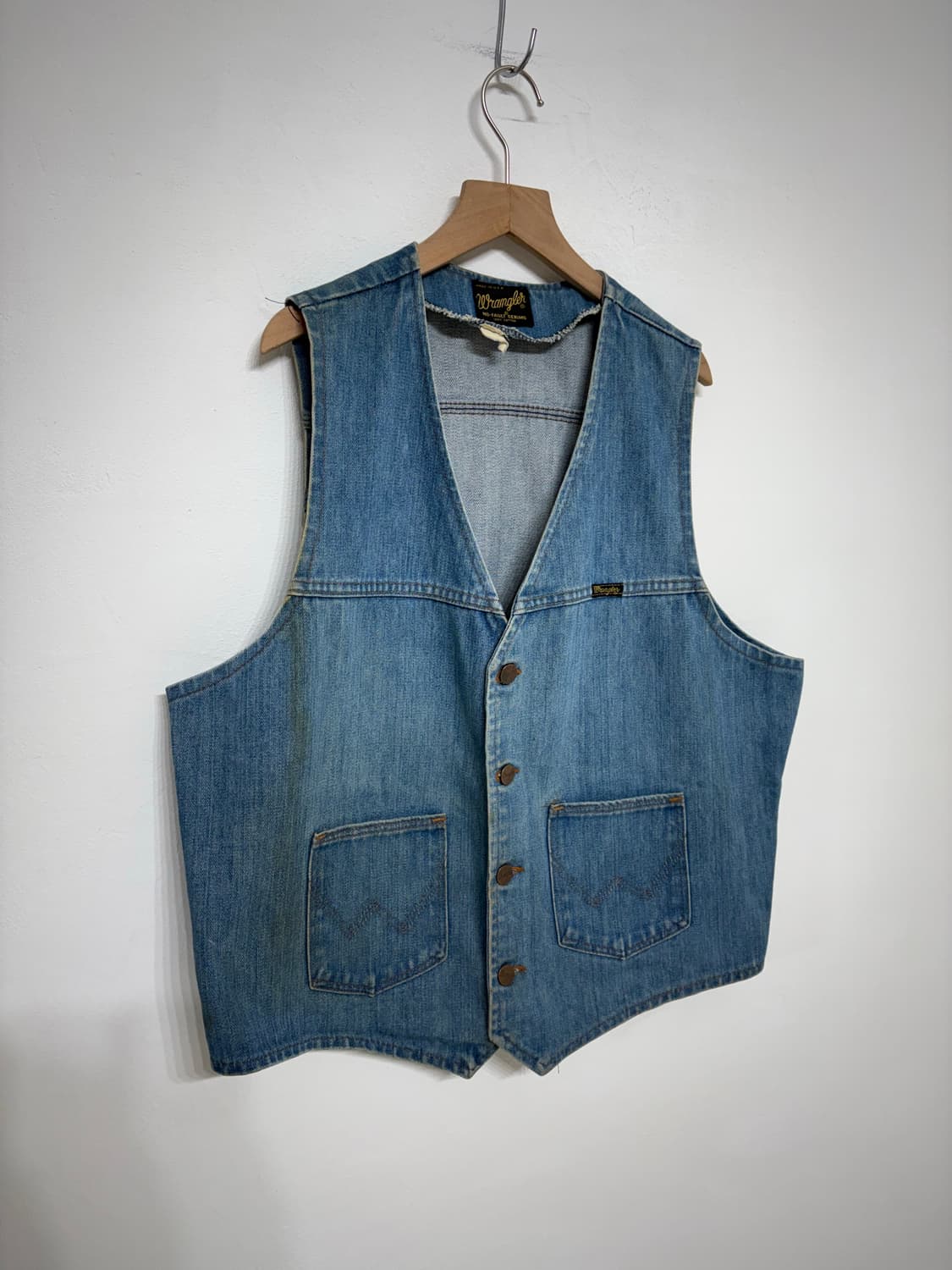 70‘s  vtg Wrangler denim vest  상품이미지2