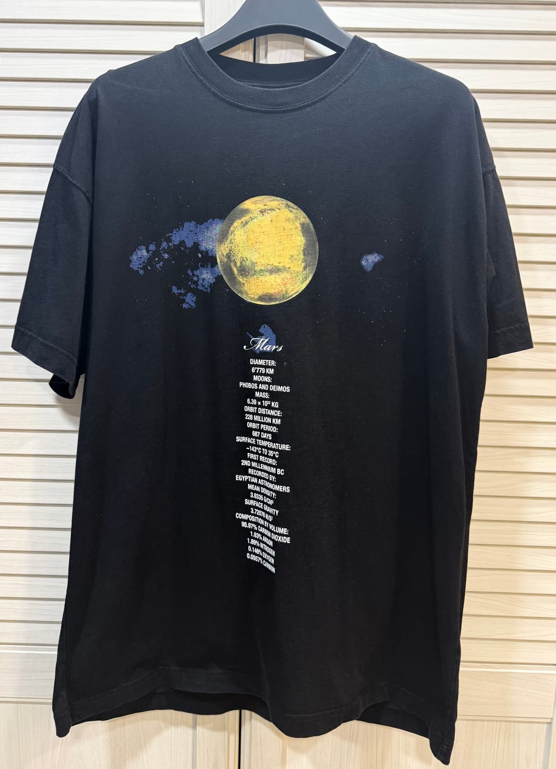 Vetements 베트멍 Mars T-shirt 상품이미지1