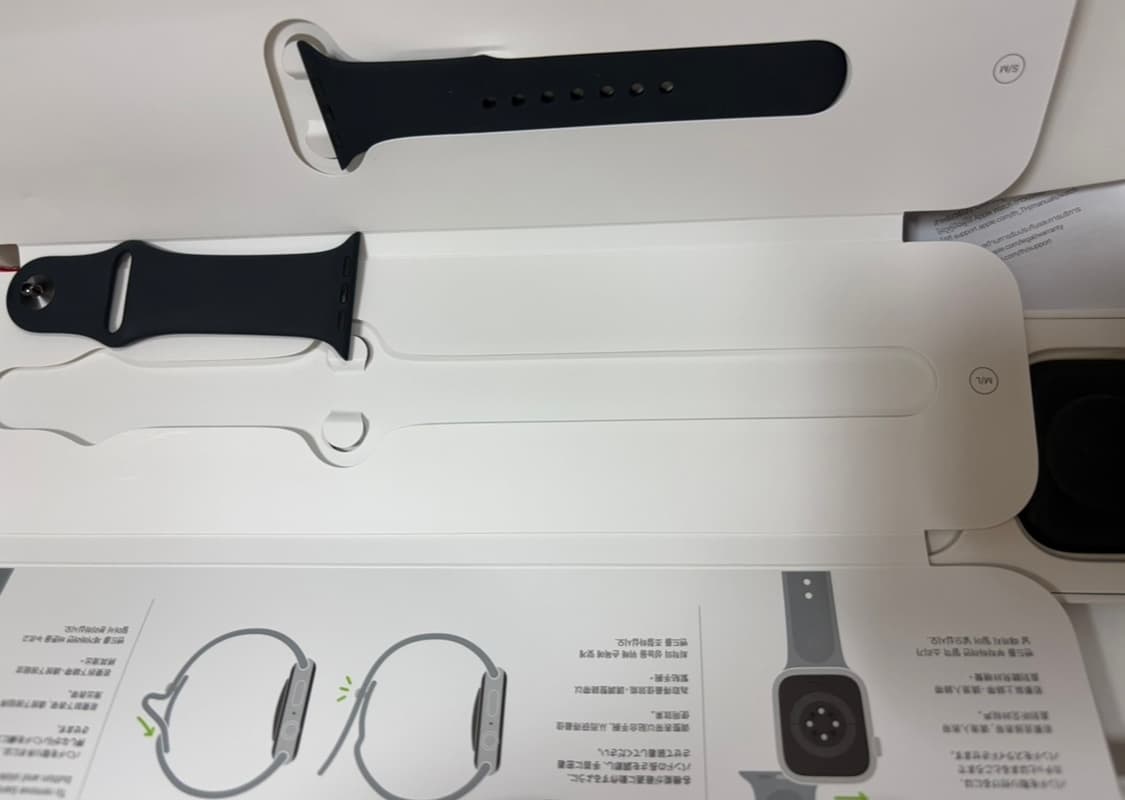 애플워치 8 gps 45mm 셀룰러 미드나잇 알루미늄 새상품급 애차드밀케 상품이미지9