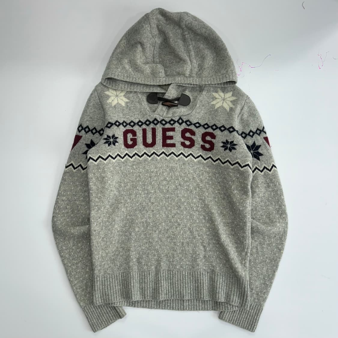 Guess 게스 노르딕 토글 니트 후드티 상품이미지3