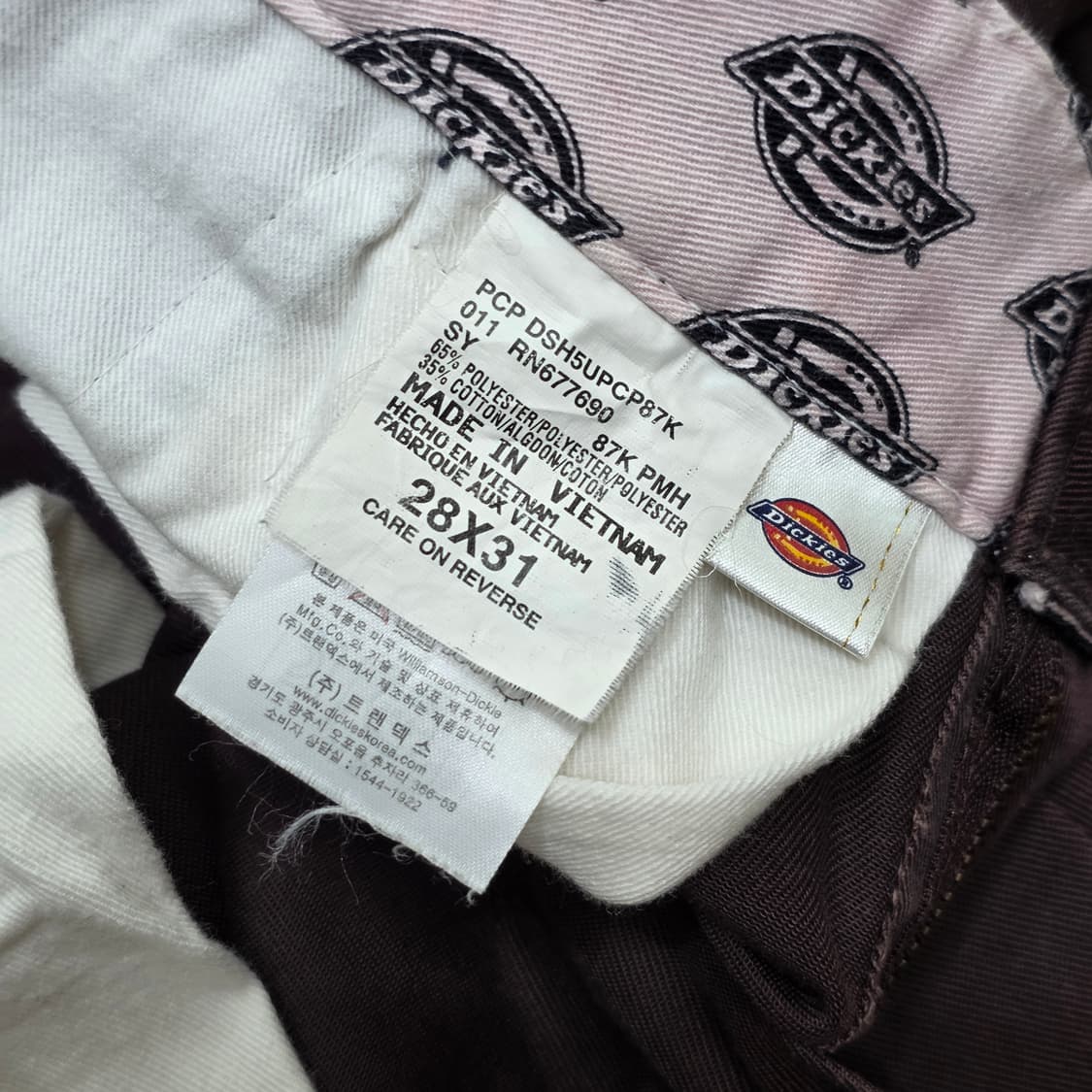 디키즈 오리지널 874 워크팬츠 상품이미지4