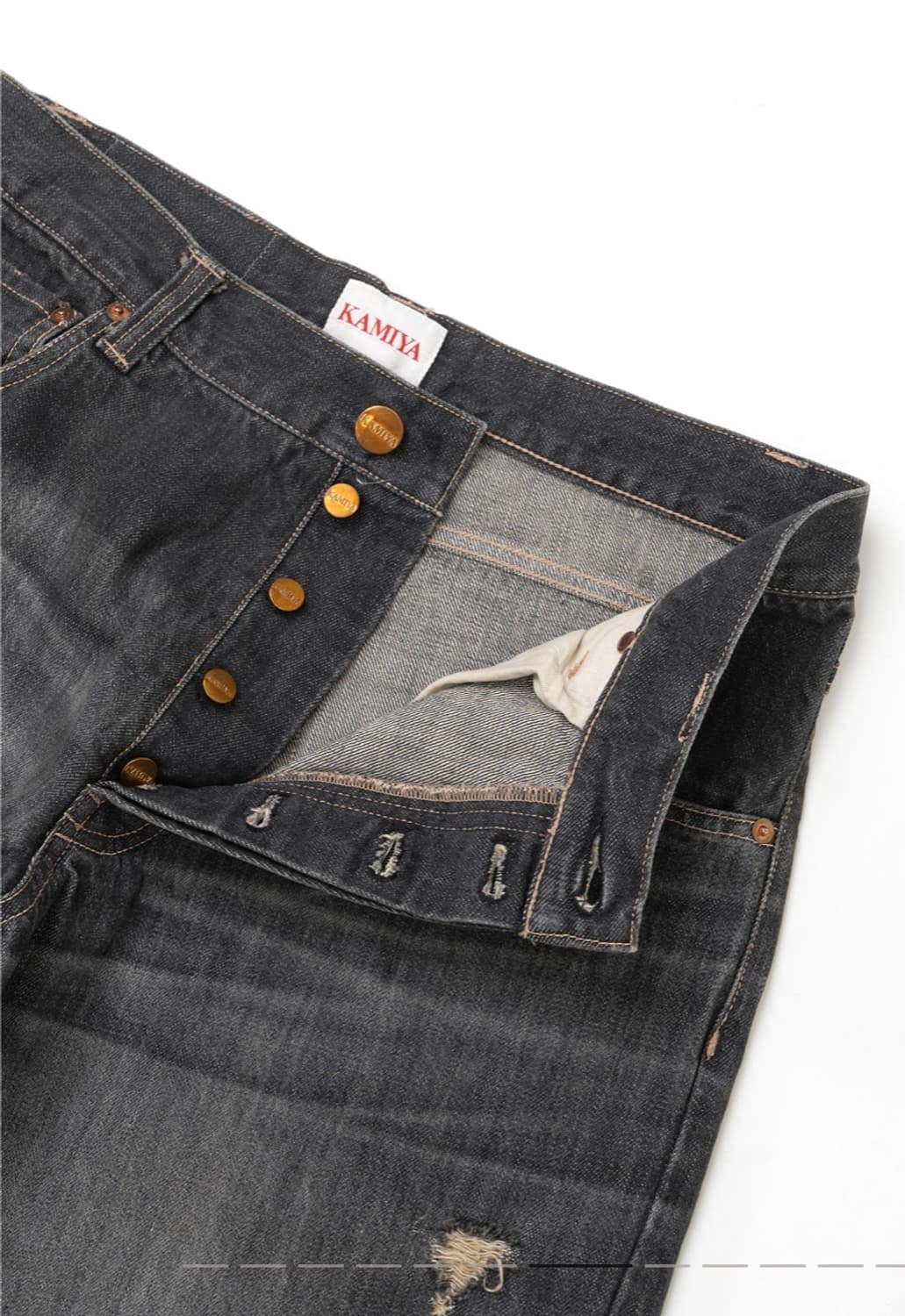 [S] KAMIYA 카미야 데님 와이드 팬츠 상품이미지6