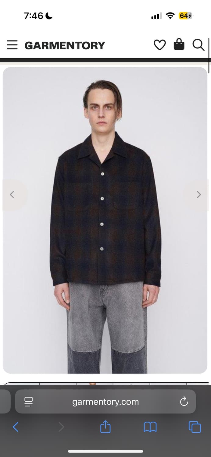 아워레가시 Heusen 셔츠 46 택보유 상품이미지2