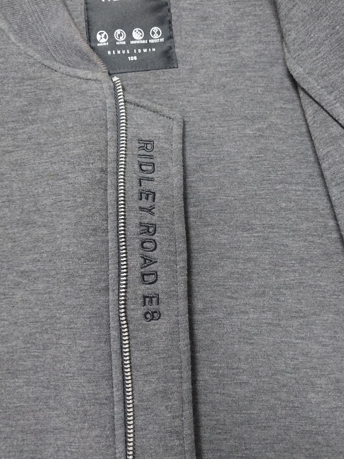 [105] 헨어스 에드윈 MA1 배색 항공 점퍼 블랙 그레이 상품이미지6