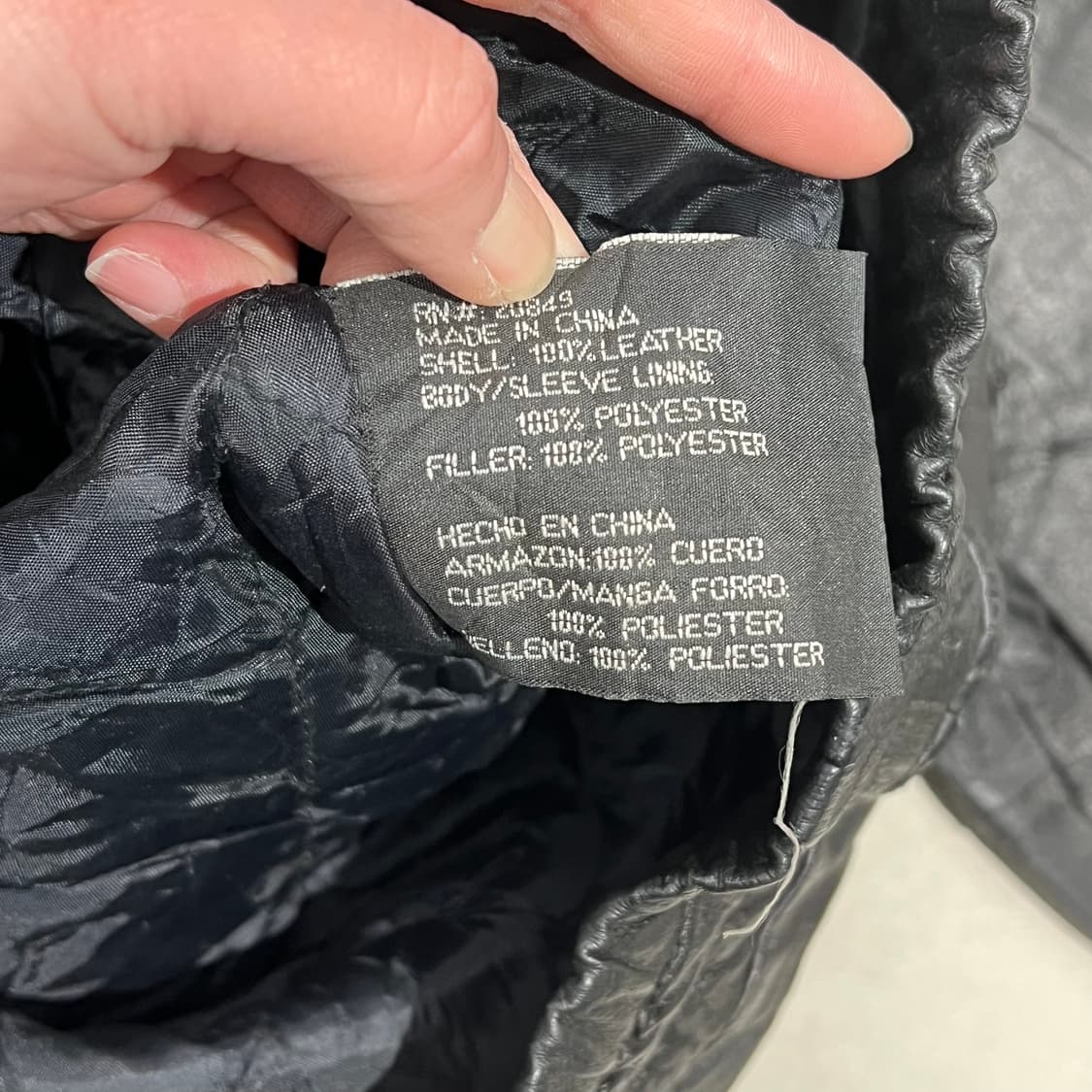 리얼 레더 봄버자켓 s09077 상품이미지6