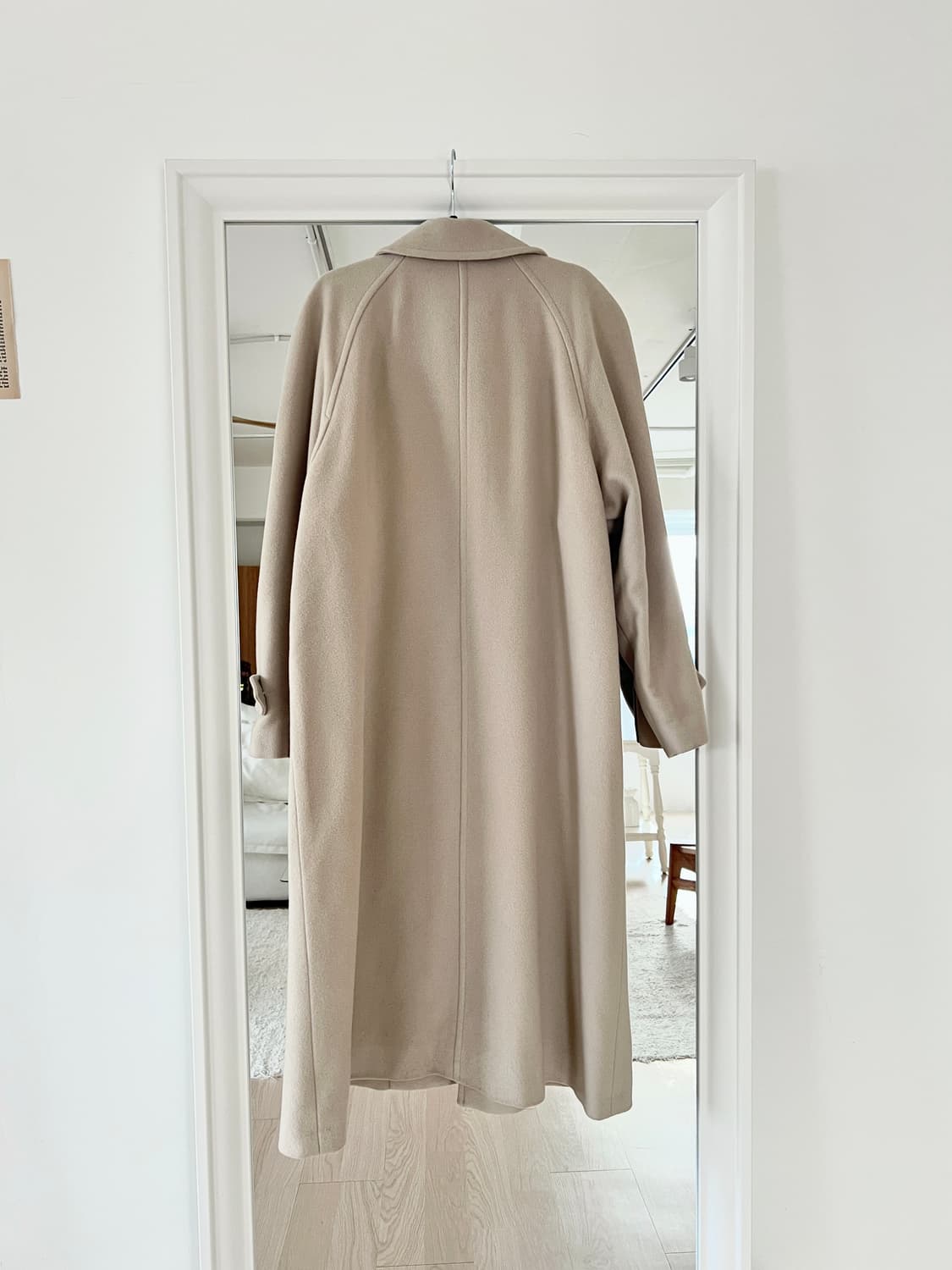 클라우드 컬러 클래식 빈티지 울 코트 상품이미지8