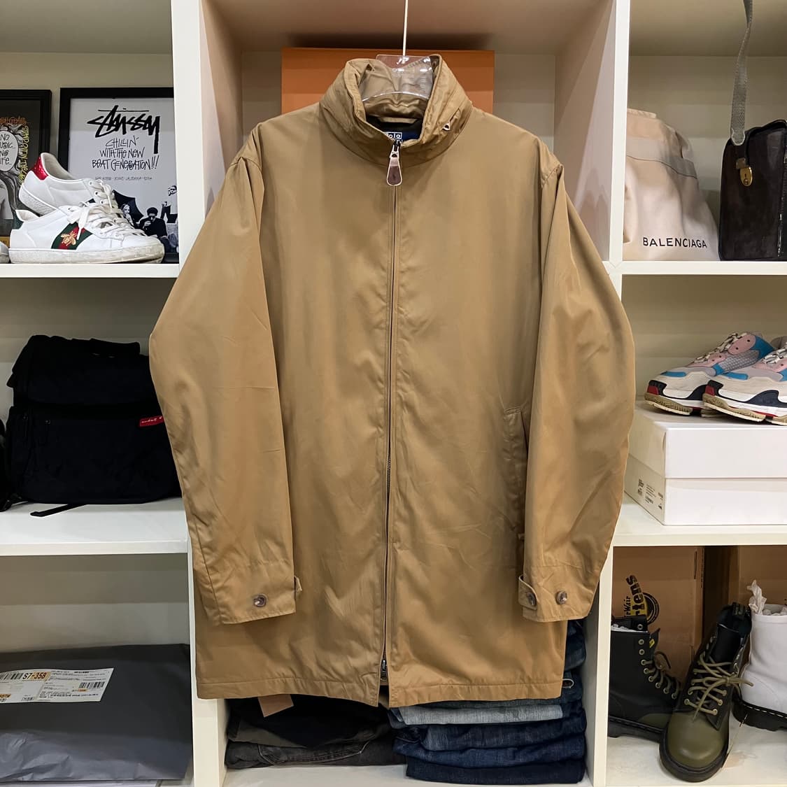 폴로 랄프로렌 베이지 점퍼 L 상품이미지1