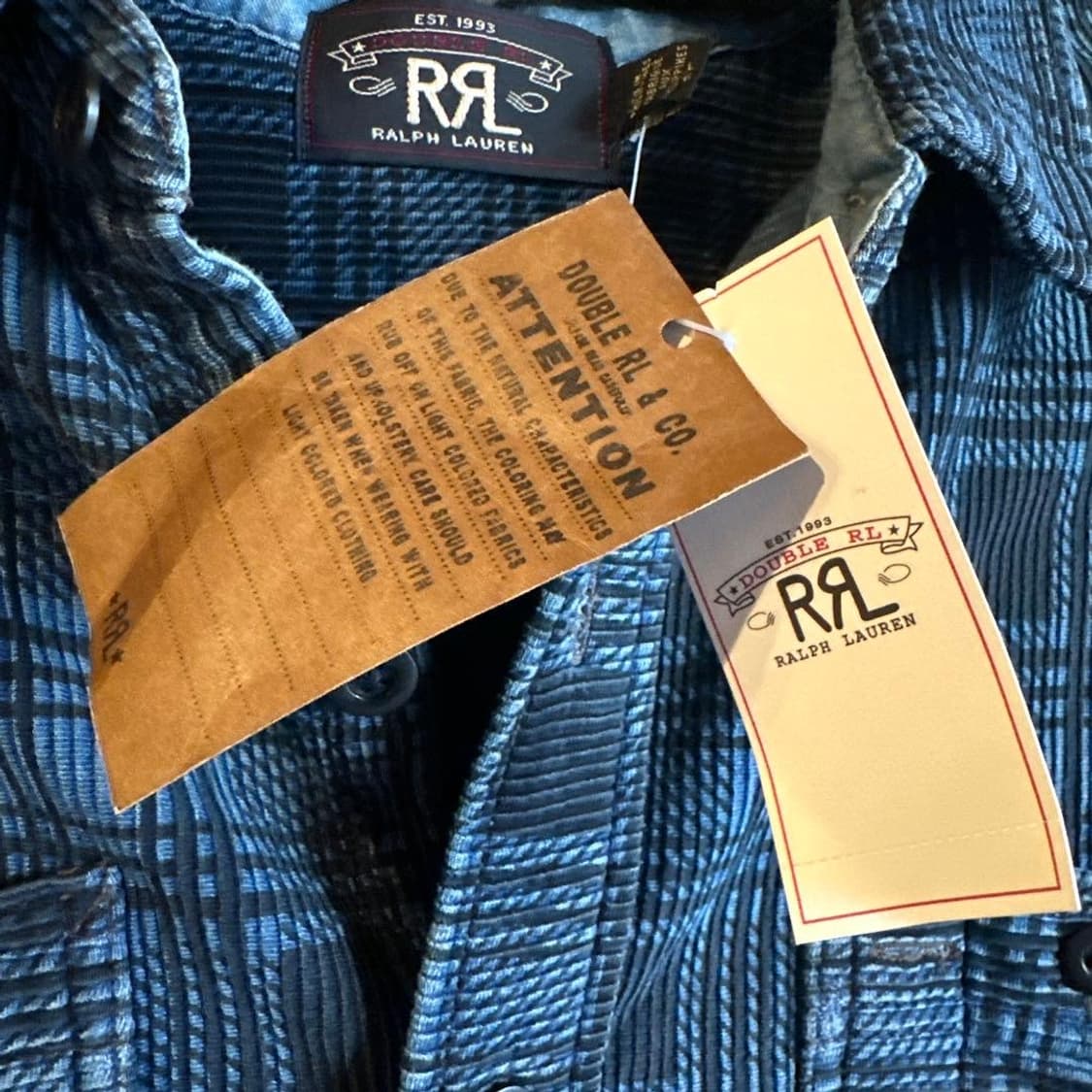 RRL 인디고 셔츠자켓 상품이미지3